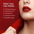 Cherry Glow Tint LipShield – SPF 50 Tinted Lip Balm
