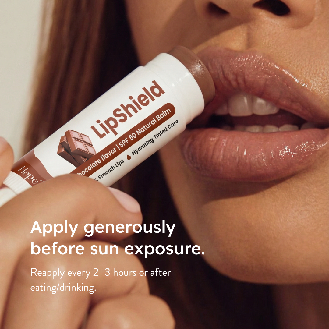 Chocolate LipShield – SPF 50 Nourishing Lip Balm