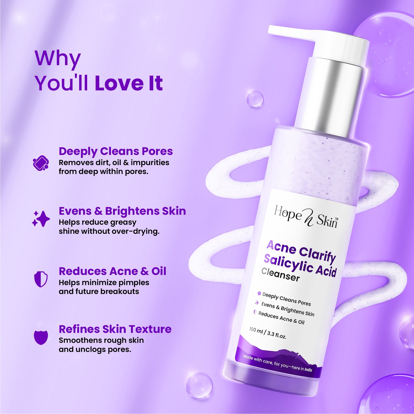 Acne Clarify Salicylic Acid Cleanser (100ml)