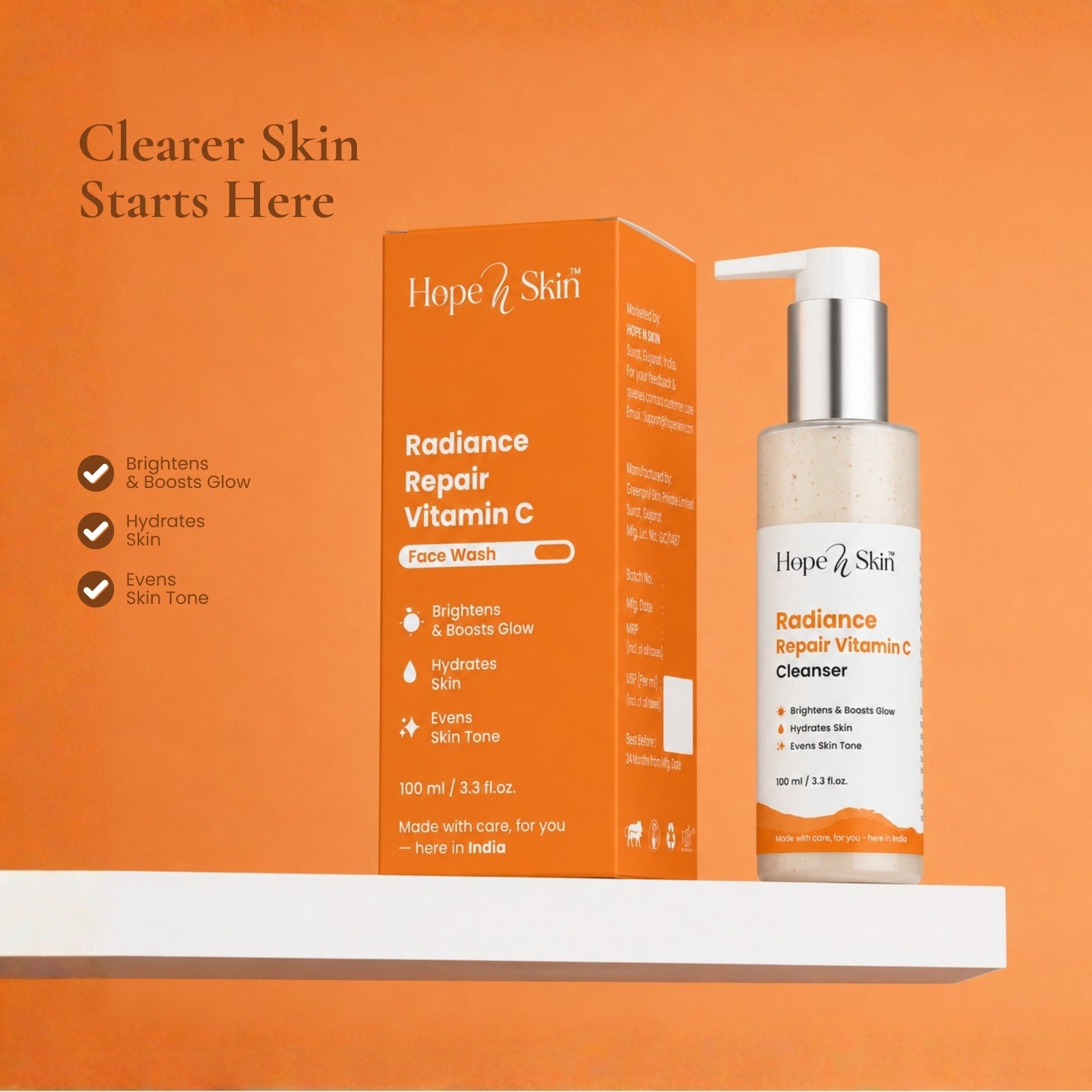Radiance Vitamin C Cleanser (100ml) Main image